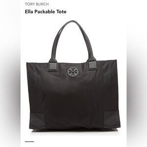 Tory Burch Ella Packable Tote Black